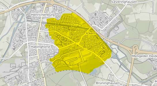 Immobilienpreisekarte Castrop Rauxel Ickern